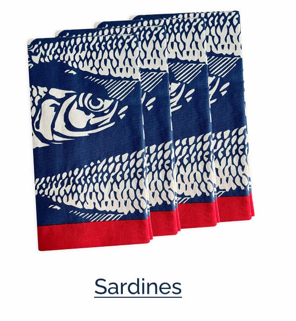 Sardines Dinner Napkins