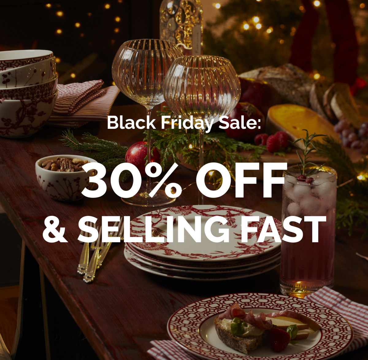 Black Friday Sale: 30% Off & Selling fast
