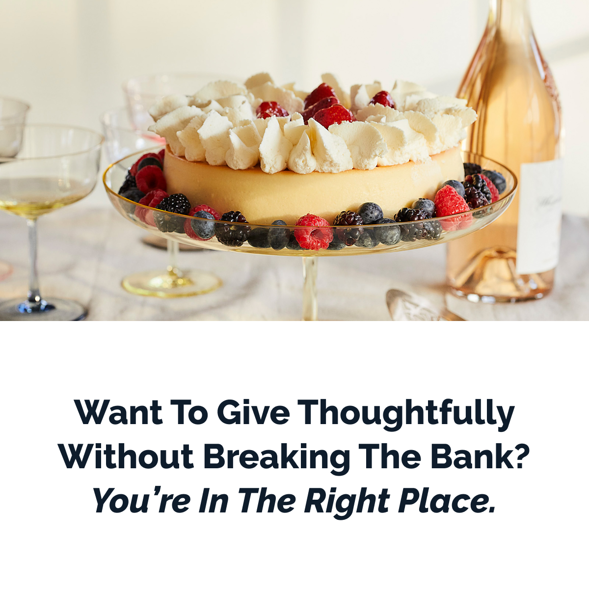 Want to Give Thoughtfully Without Breaking the Bank? You're in the right place.