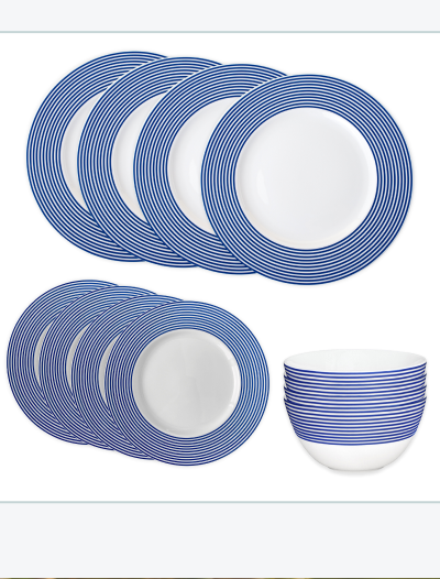 Newport Stripe Table for 4