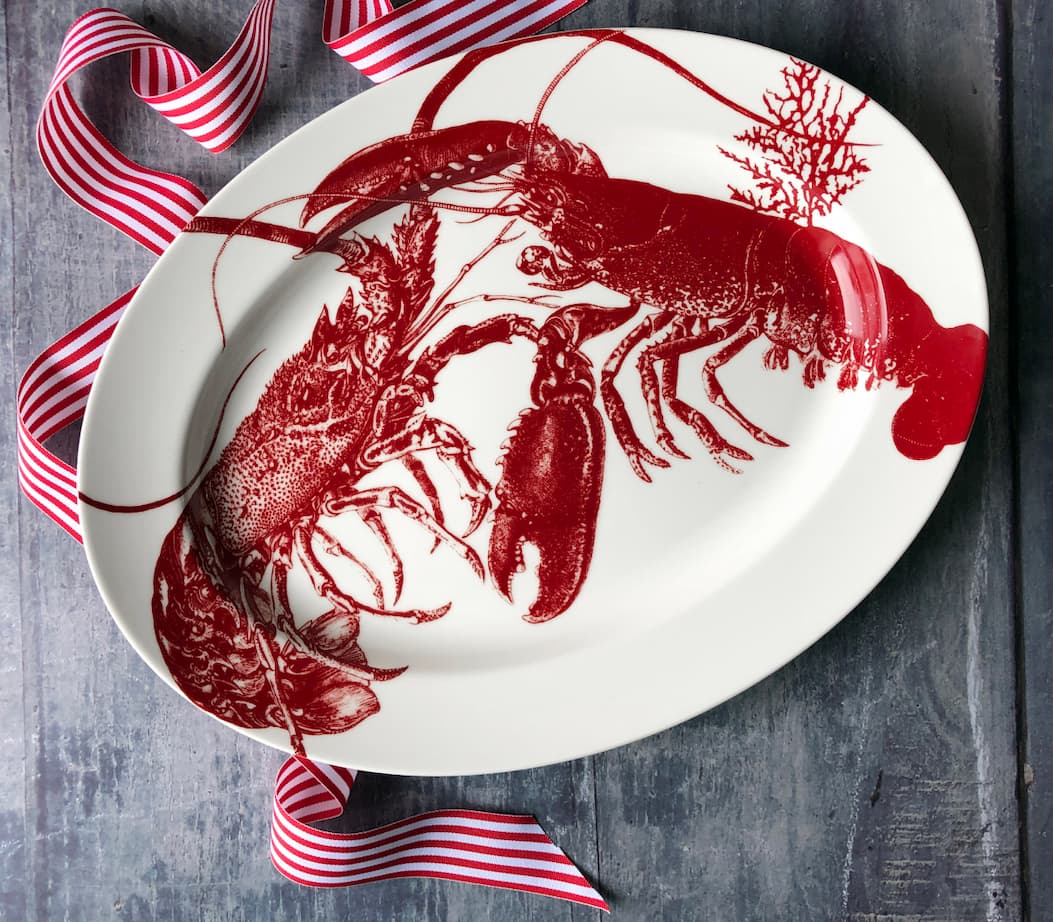 Red lobster oval serving platter