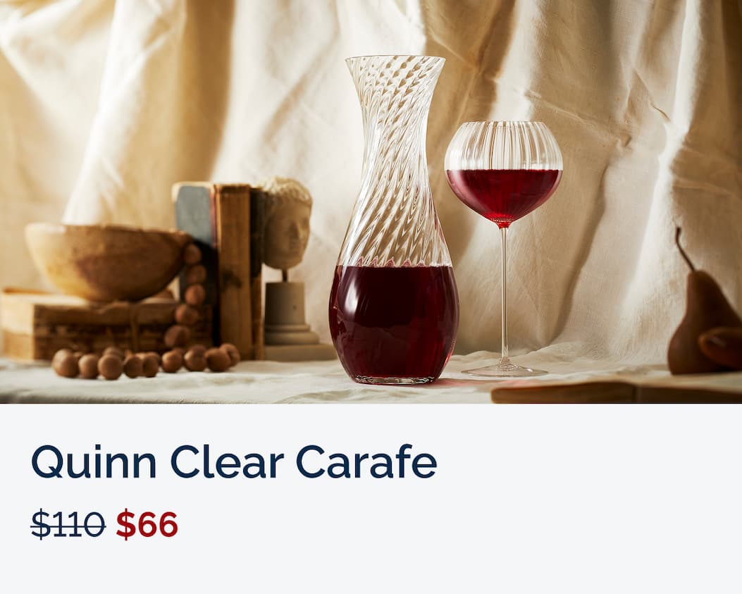 Quinn Clear Carafe