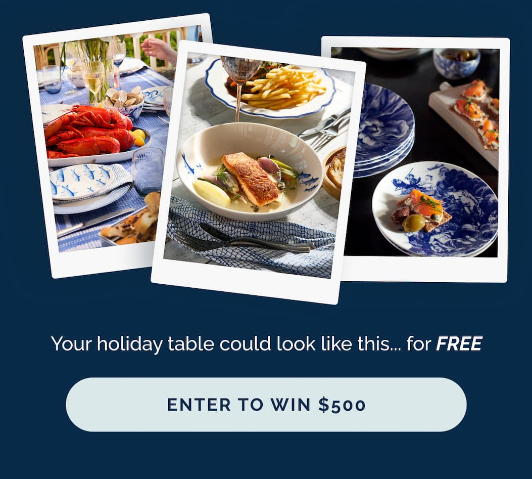Your holiday table could look like this... for FREE! Enter to win $500