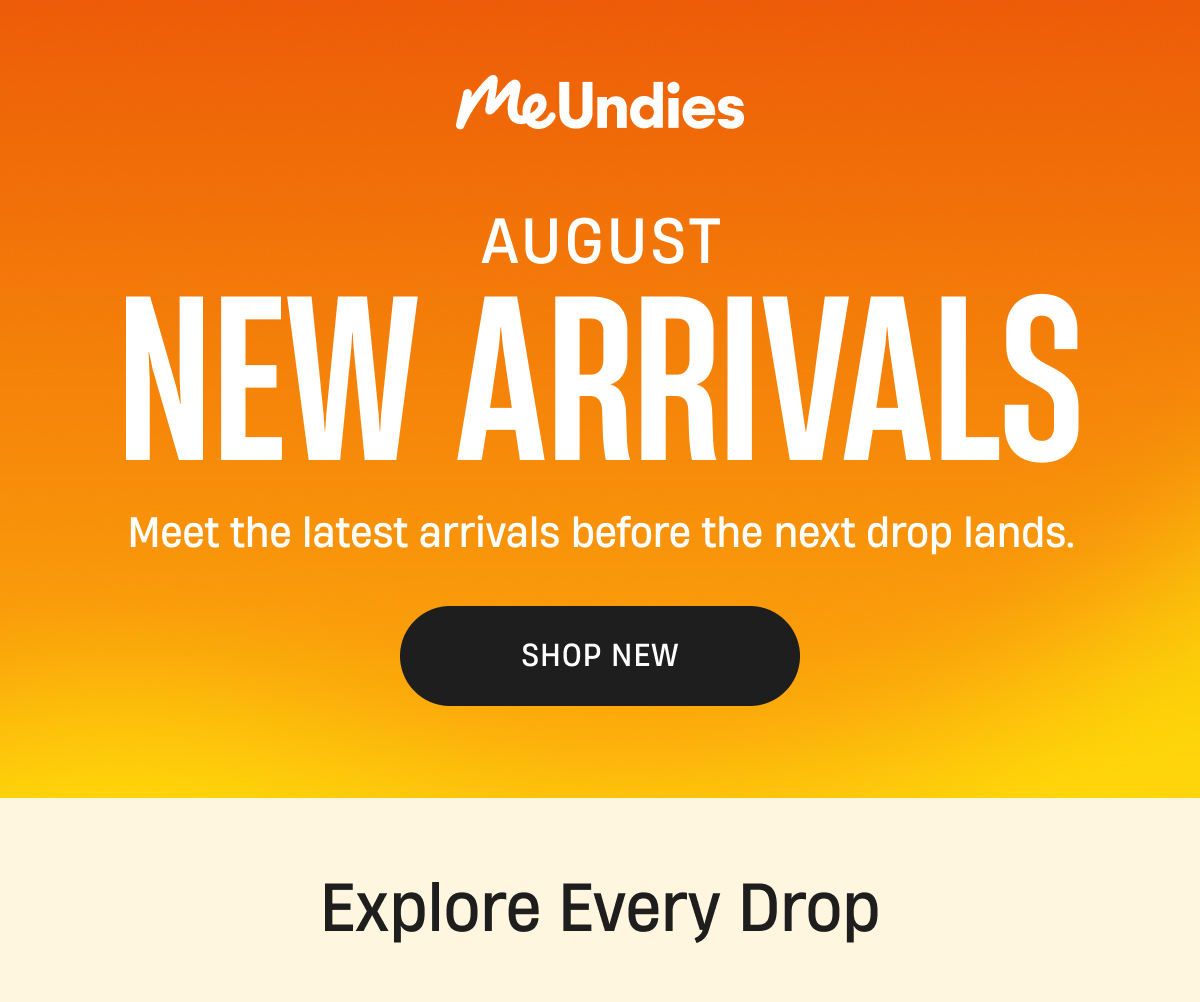 MeUndies | August New Arrivals | Shop New