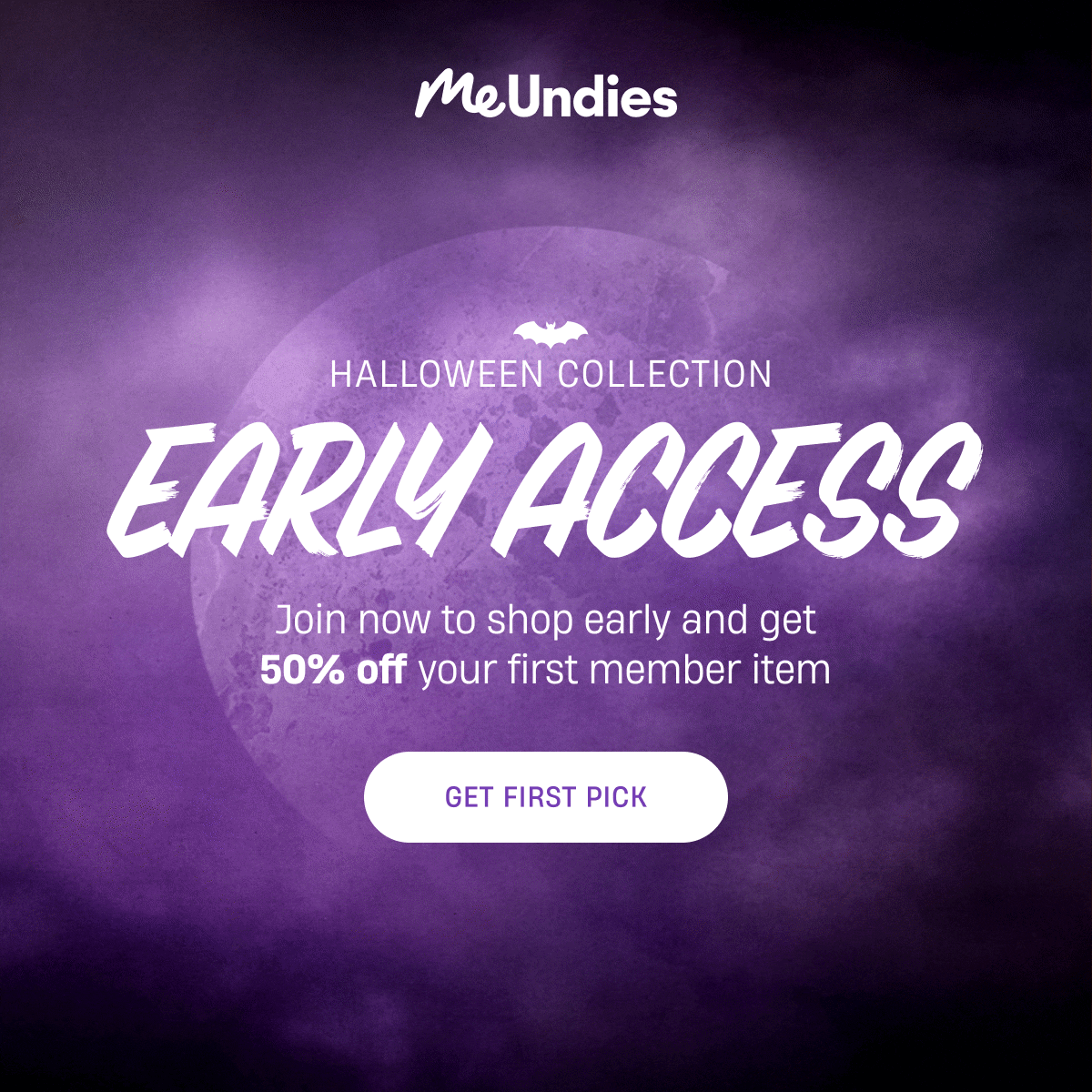 MeUndies | Halloween Collection Early Access | Join now and get 50% off your first member item