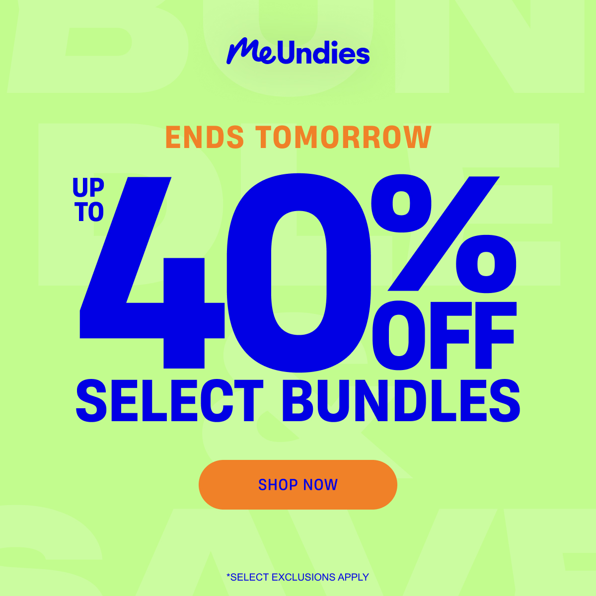 MeUndies | Ends Tomorrow | Up to 40% off Select Bundles | Shop Now