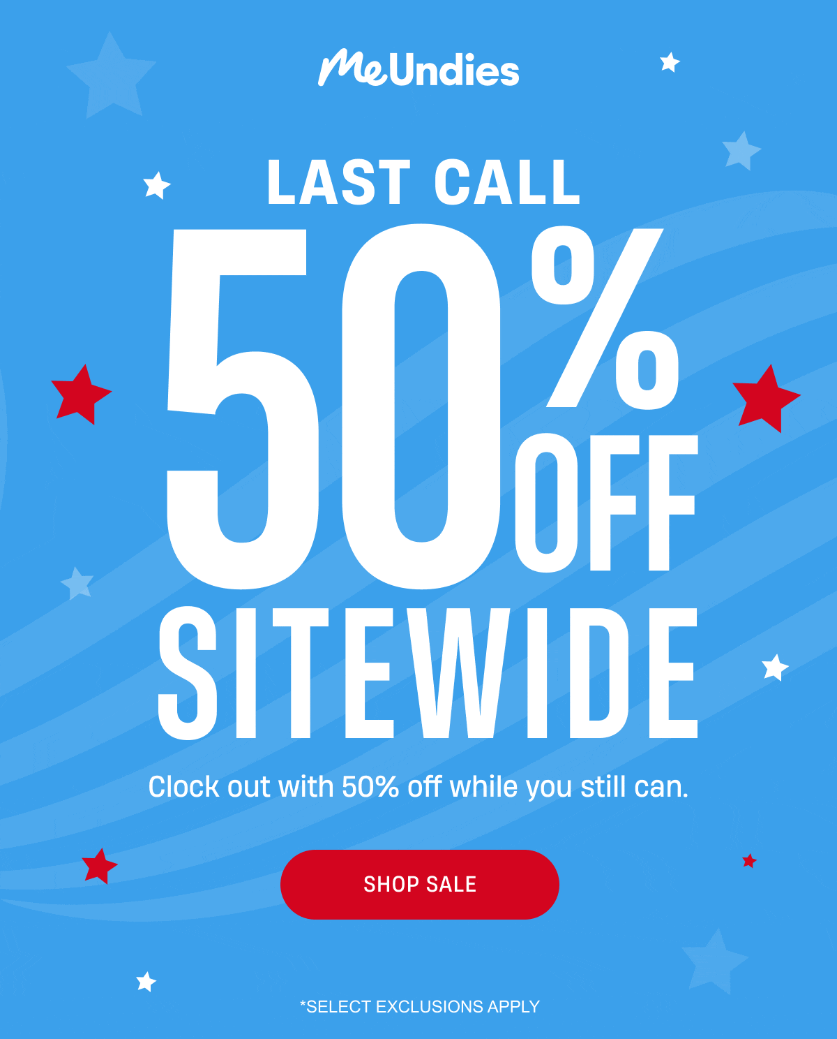 MeUndies | Last Call | 50% off Sitewide | Shop Sale