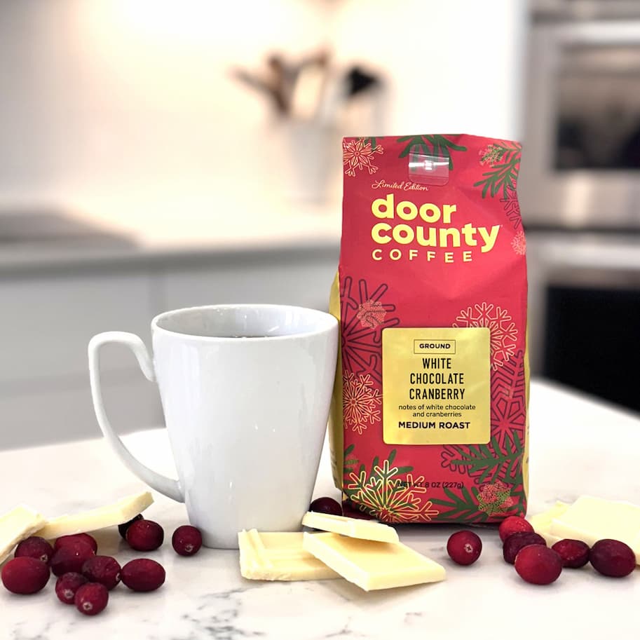 White Chocolate Cranberry Flavored Coffee
