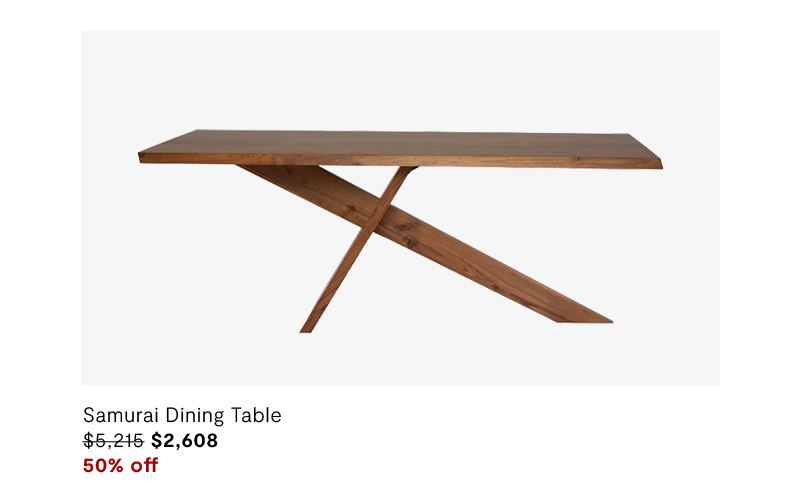 Samurai Dining Table