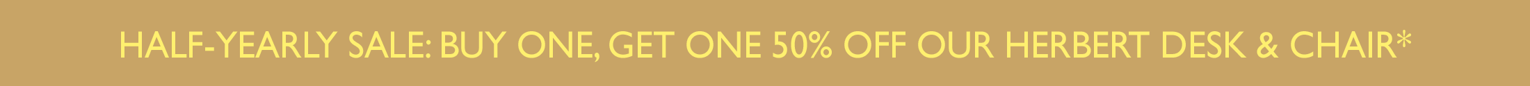 Half-Yearly Sale: BOGO 50% OFF
