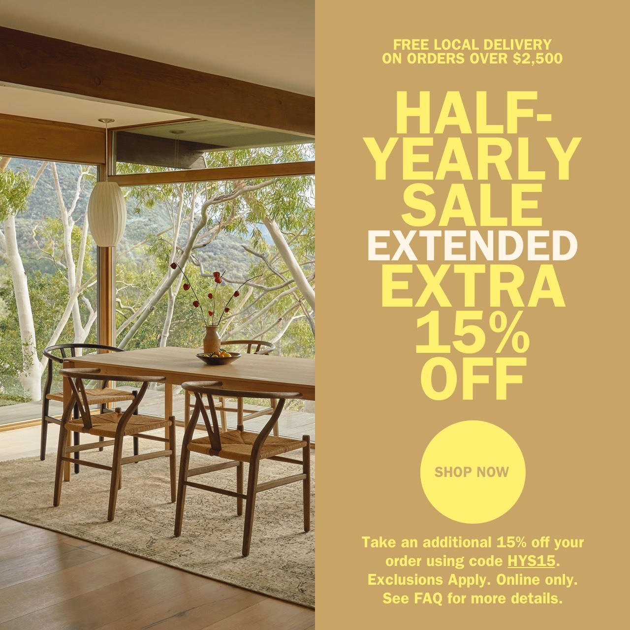 Half Yearly Sale: EXTRA 15% OFF
