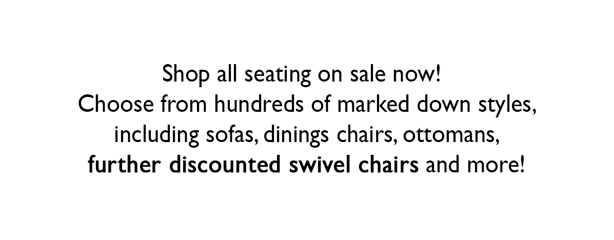 Seating Sale