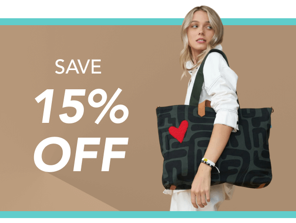 SAVE 15% OFF