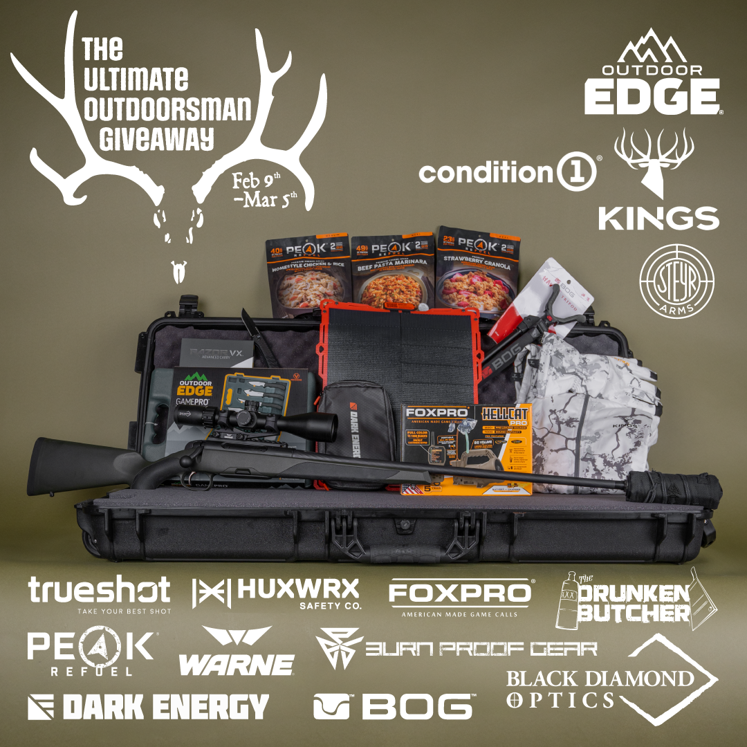 The Ultimate Outdoorsman Giveaway, Feb 9th–Mar 5th The Ultimate Outdoorsman Giveaway, Feb 9th–Mar 5th