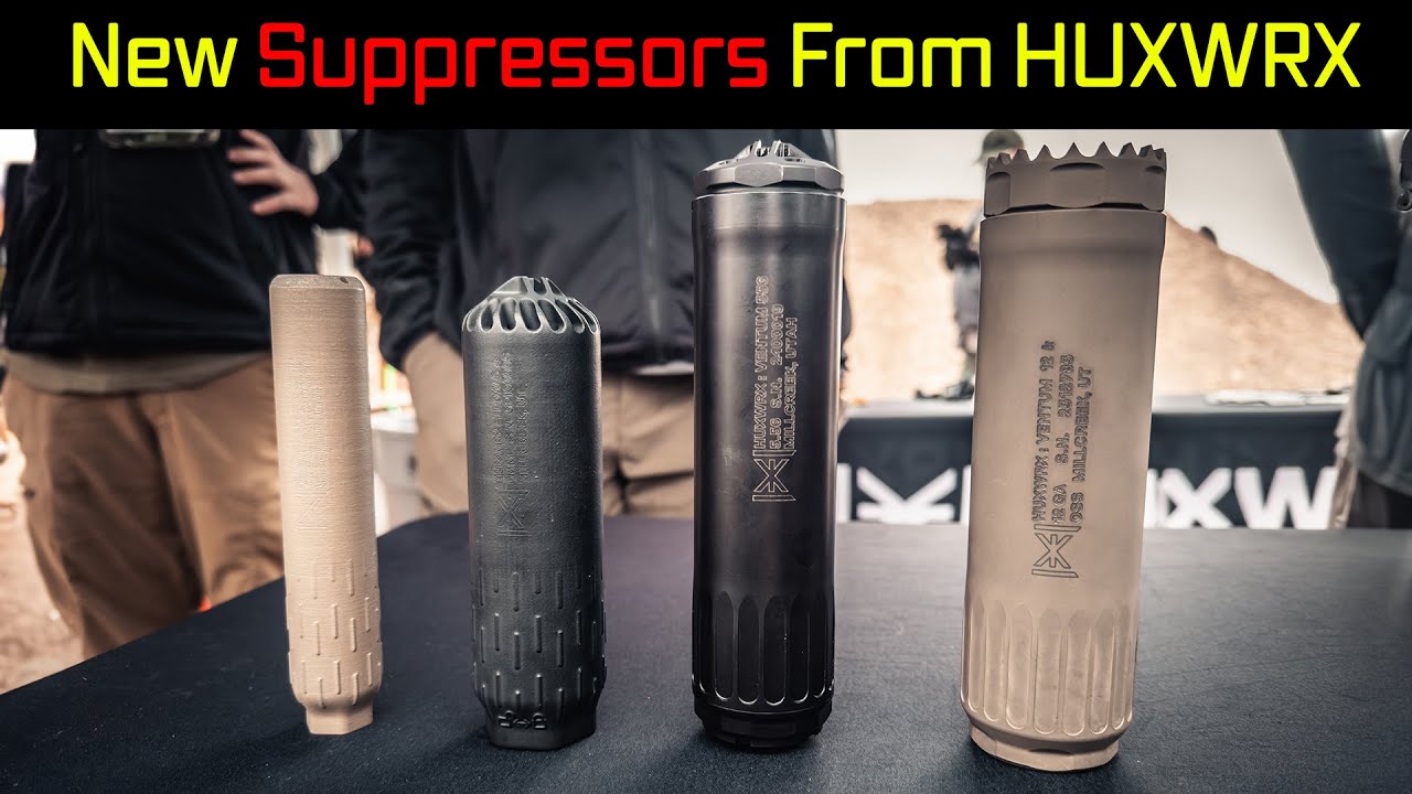 New Suppressors from HUXWRX New Suppressors from HUXWRX