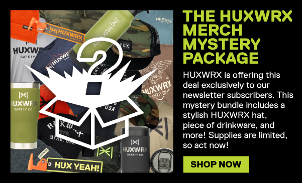 The HUXWRX Mystery Merch Package. HUXWRX is offering this deal exclusively to our  newsletter subscribers. This mystery bundle includes a stylish HUXWRX hat, piece of drinkware, and more! This deal is for a limited time, so act now! [SHOP NOW]