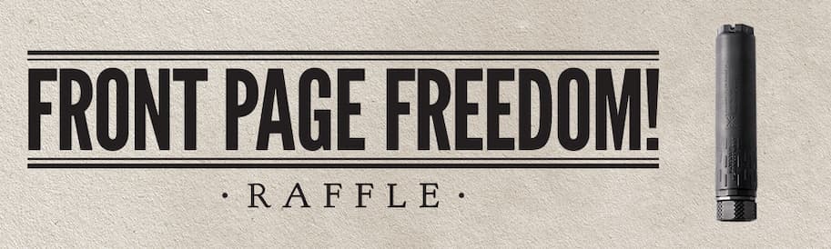 Enter the Front Page Freedom Raffle