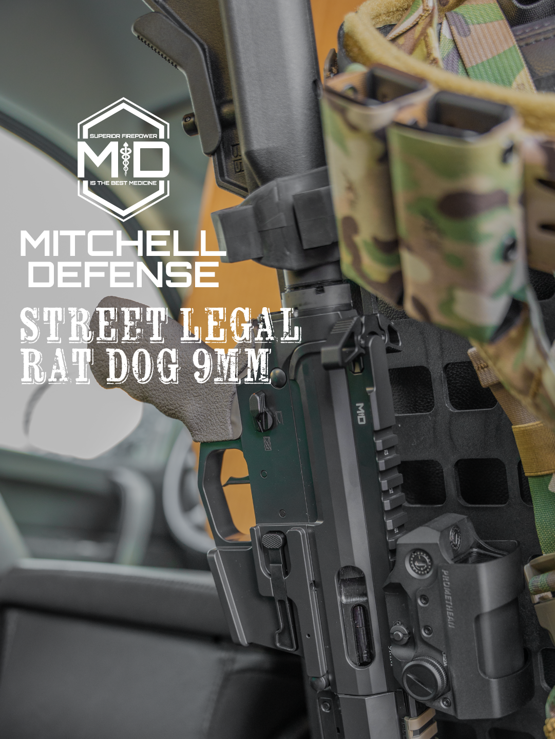 Mitchell Defense Street Legal Rat Dog 9mm