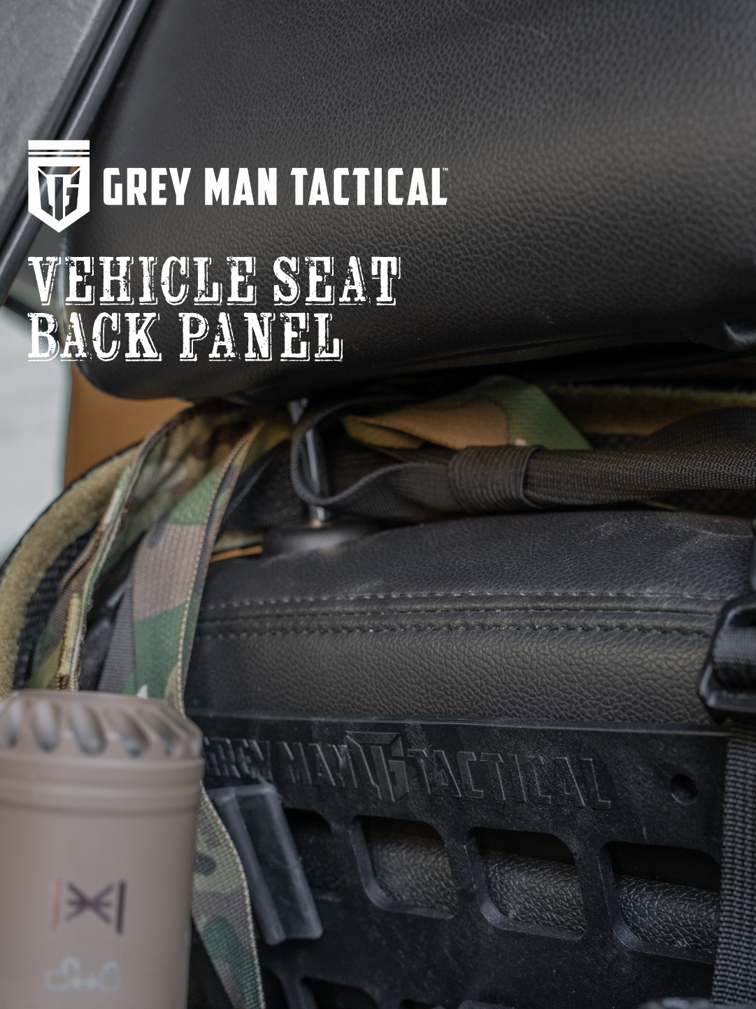 Grey Man Tactical Vehicle Seat Back Panel