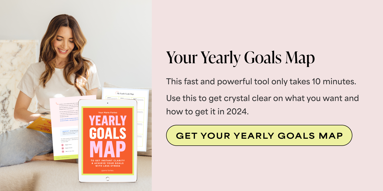Get your yearly goals map here.