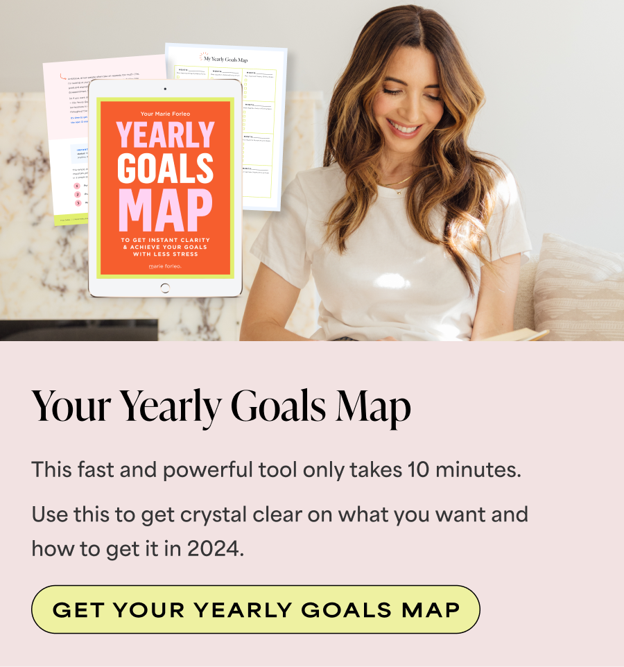 Get your yearly goals map here.