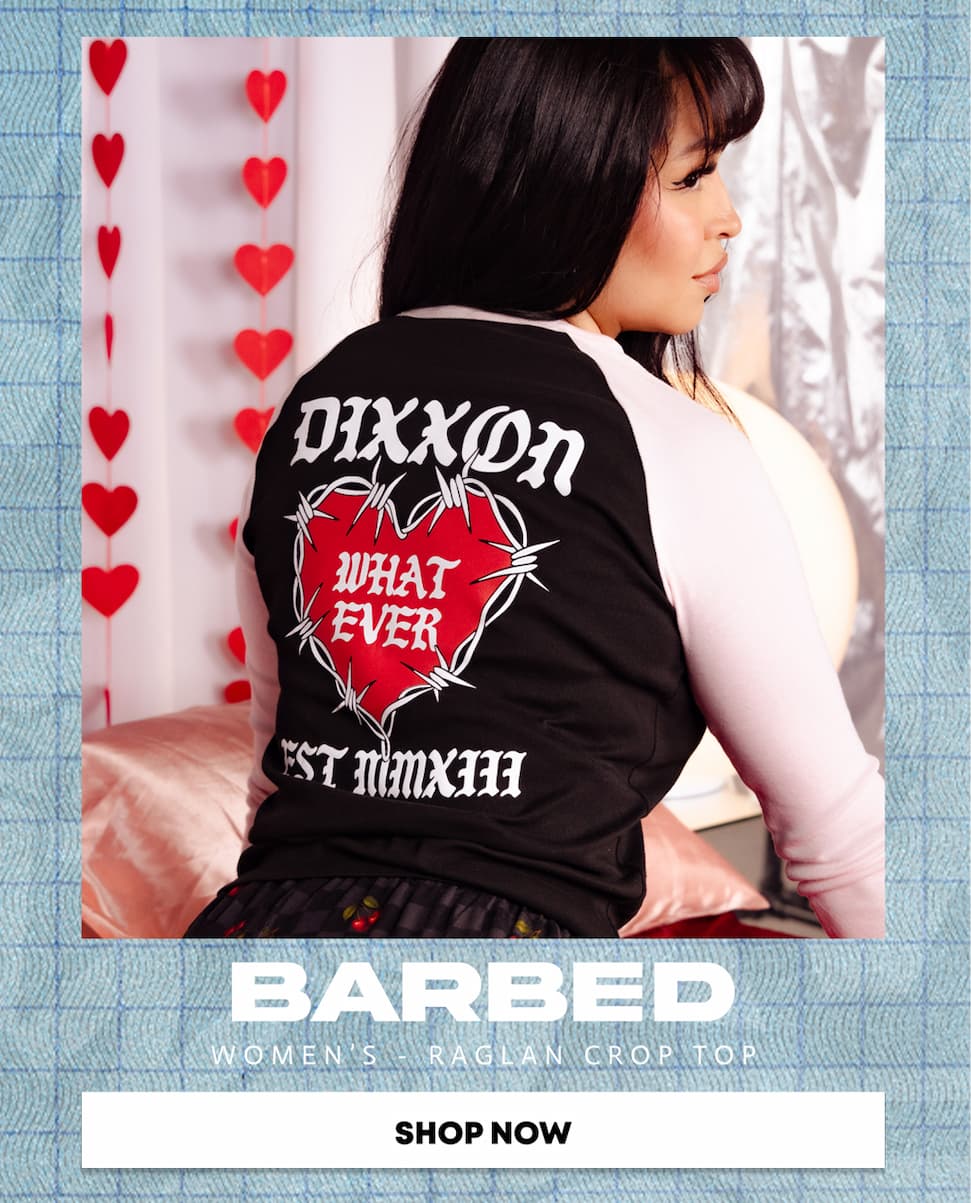 Women's Barbed Ragaln 3/4 Tee - Black & Pink