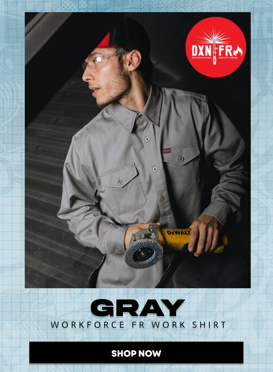 Workforce FR Flannel - Gray