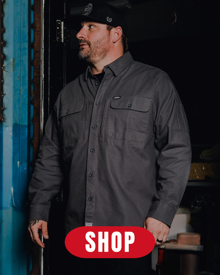 WORK SHIRT LONG SLEEVE - GRAY