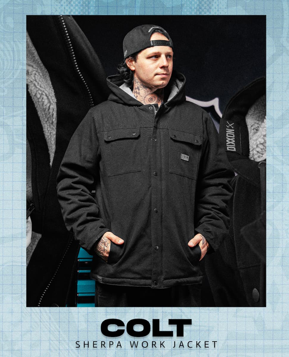 The Colt Sherpa Work Jacket - Black