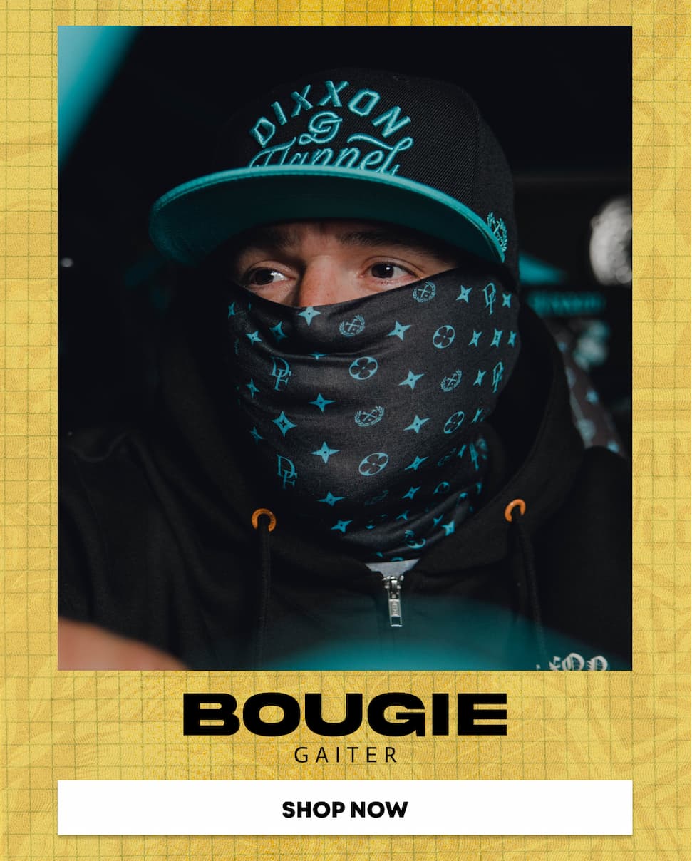 Bougie Neck Gaiter - Black & Tiffany