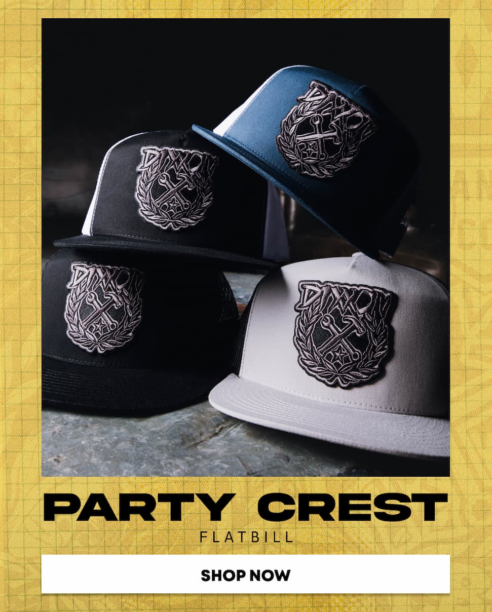 Party Crest Flat Bill Snapback