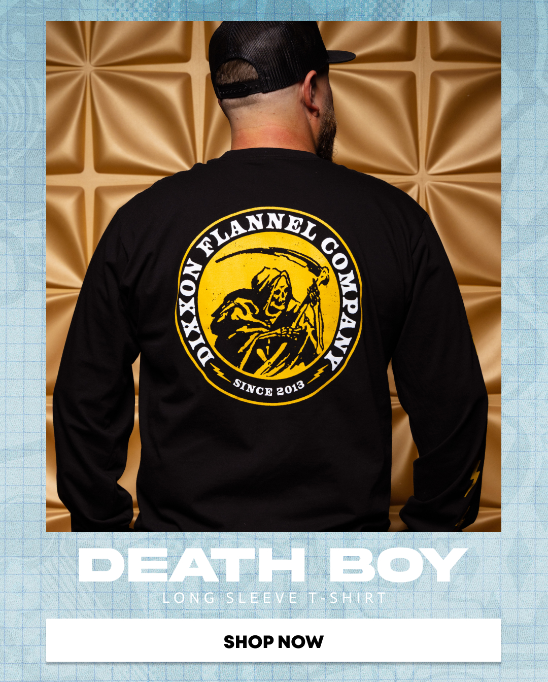 Death Boy Long Sleeve T-shirt - Black    