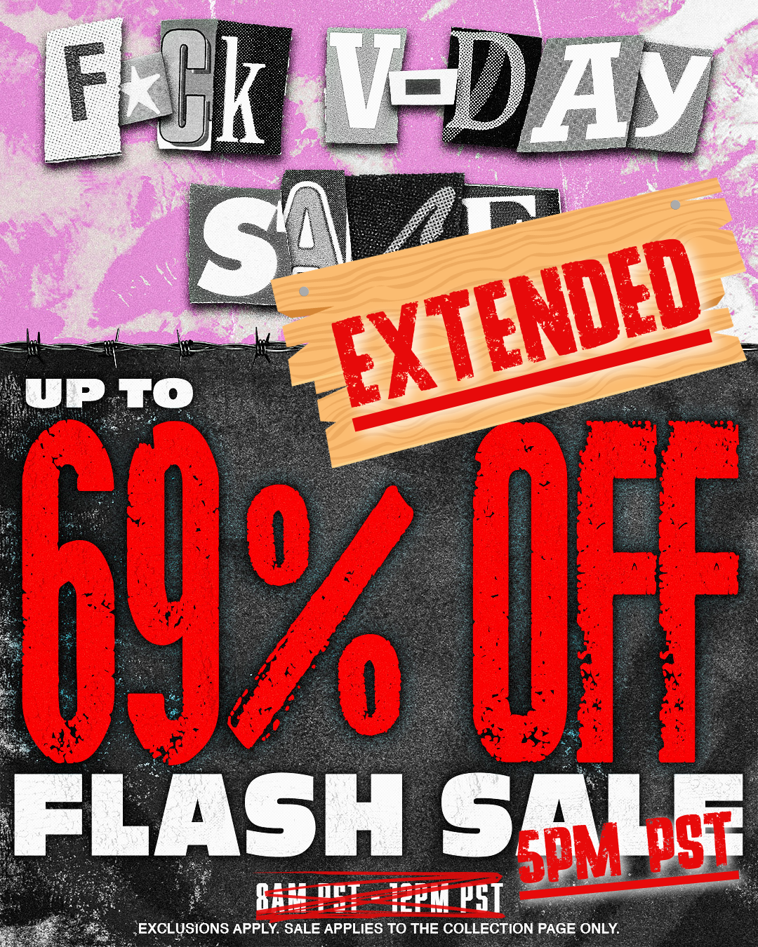 69% OFF FLASH SALE