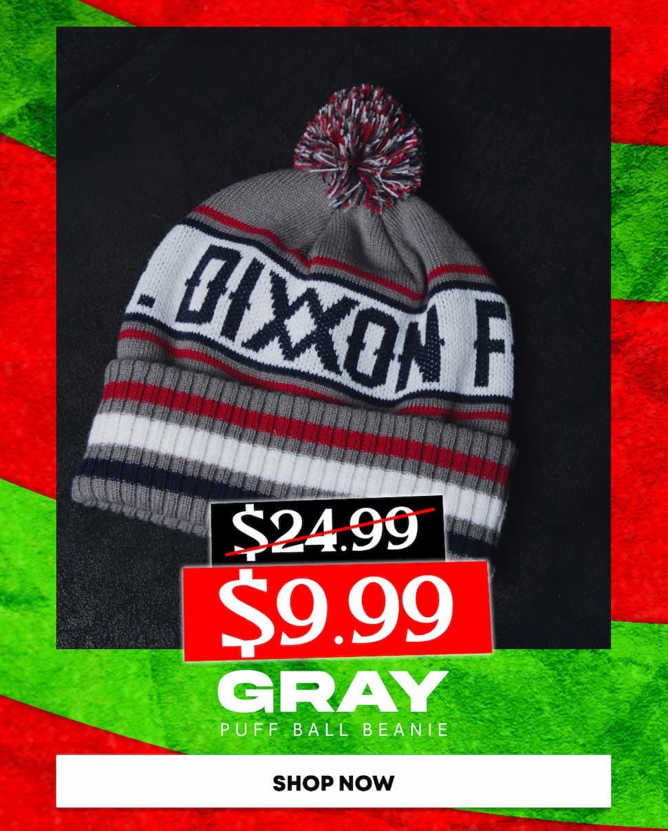 Puff Ball Beanie - Gray