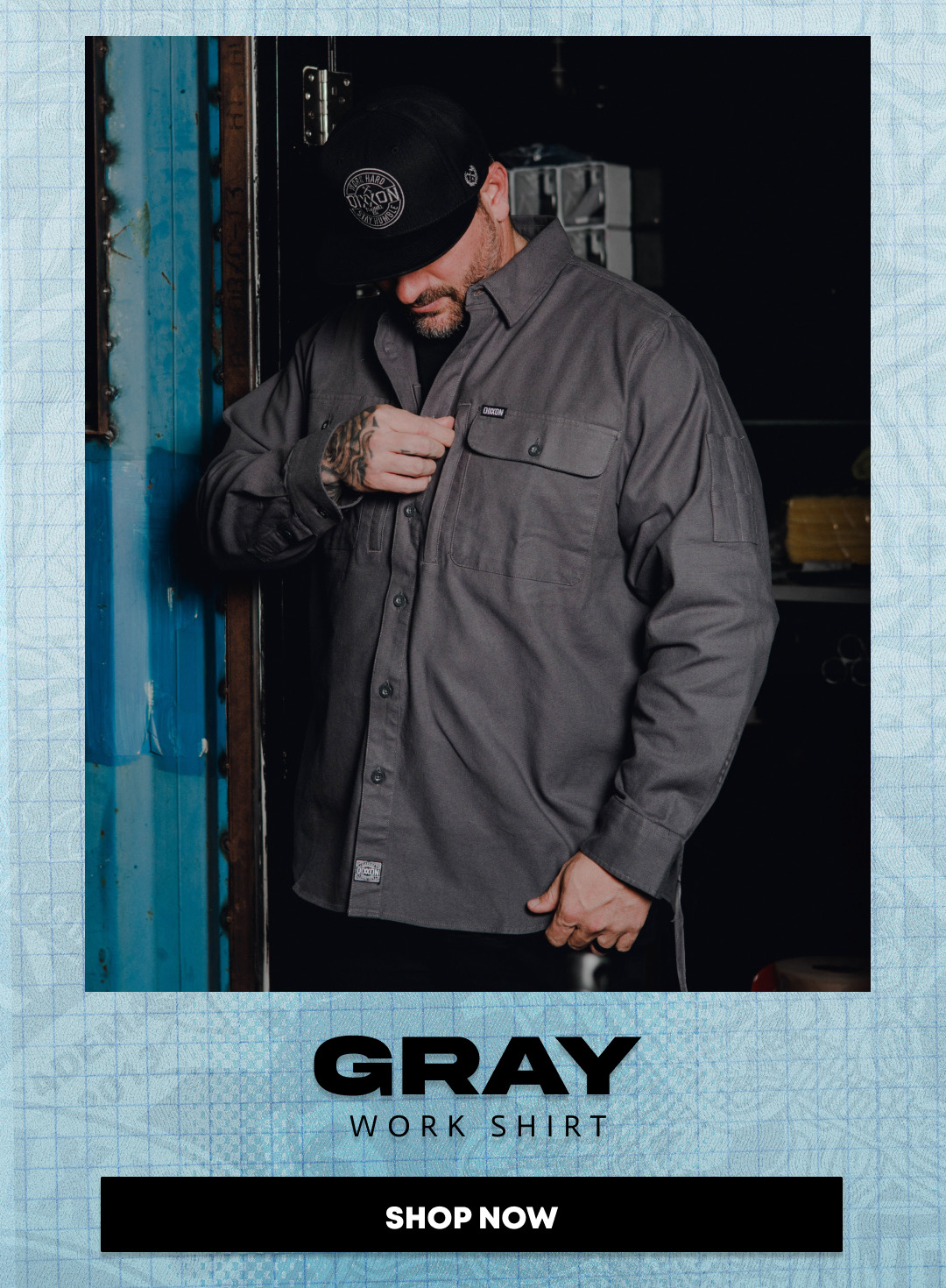 Work Shirt: Gray