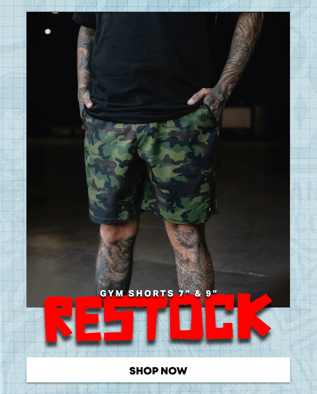 Gym Short Restock!