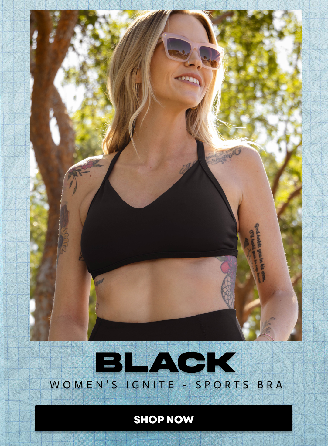 Women's Ignite Sports Bra - Black