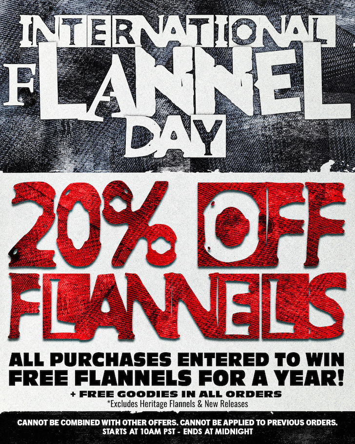 20% OFF FLANNELS