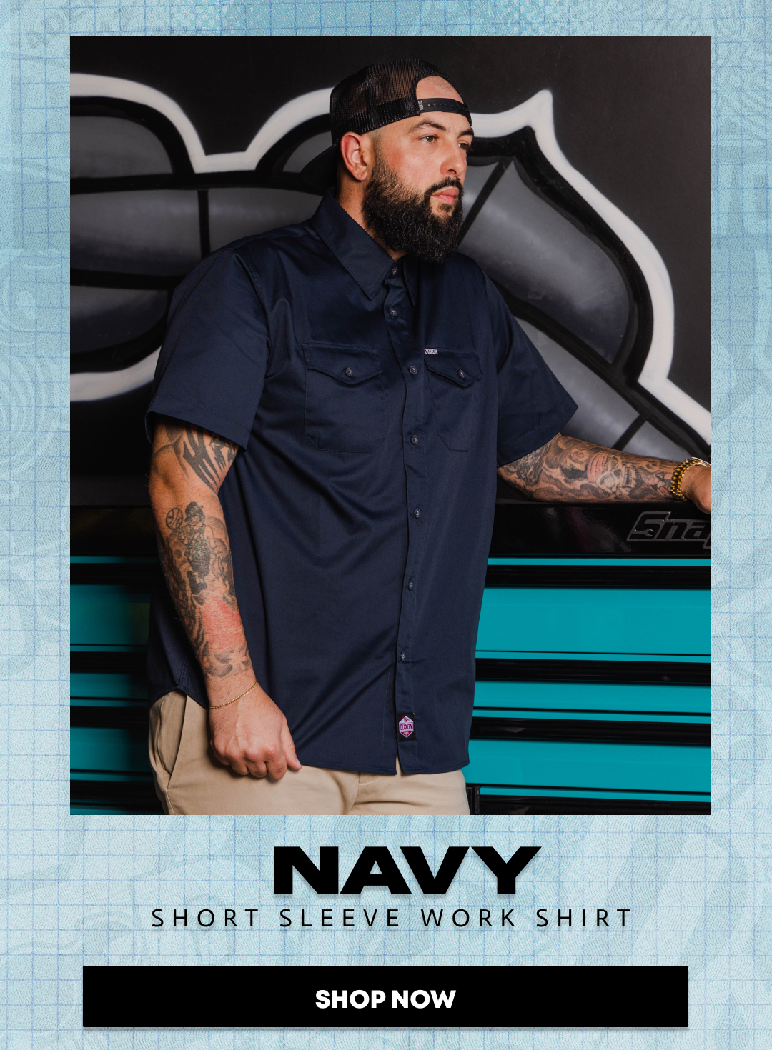 Work Shirt Short-Sleeve - Navy
