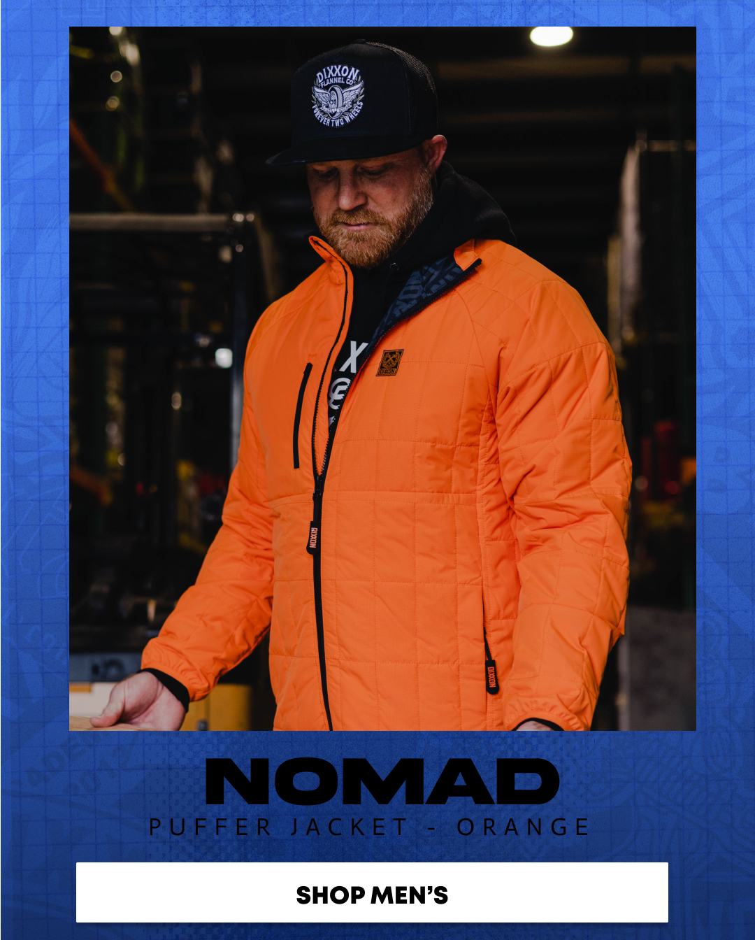Nomad Puffer Jacket - Orange