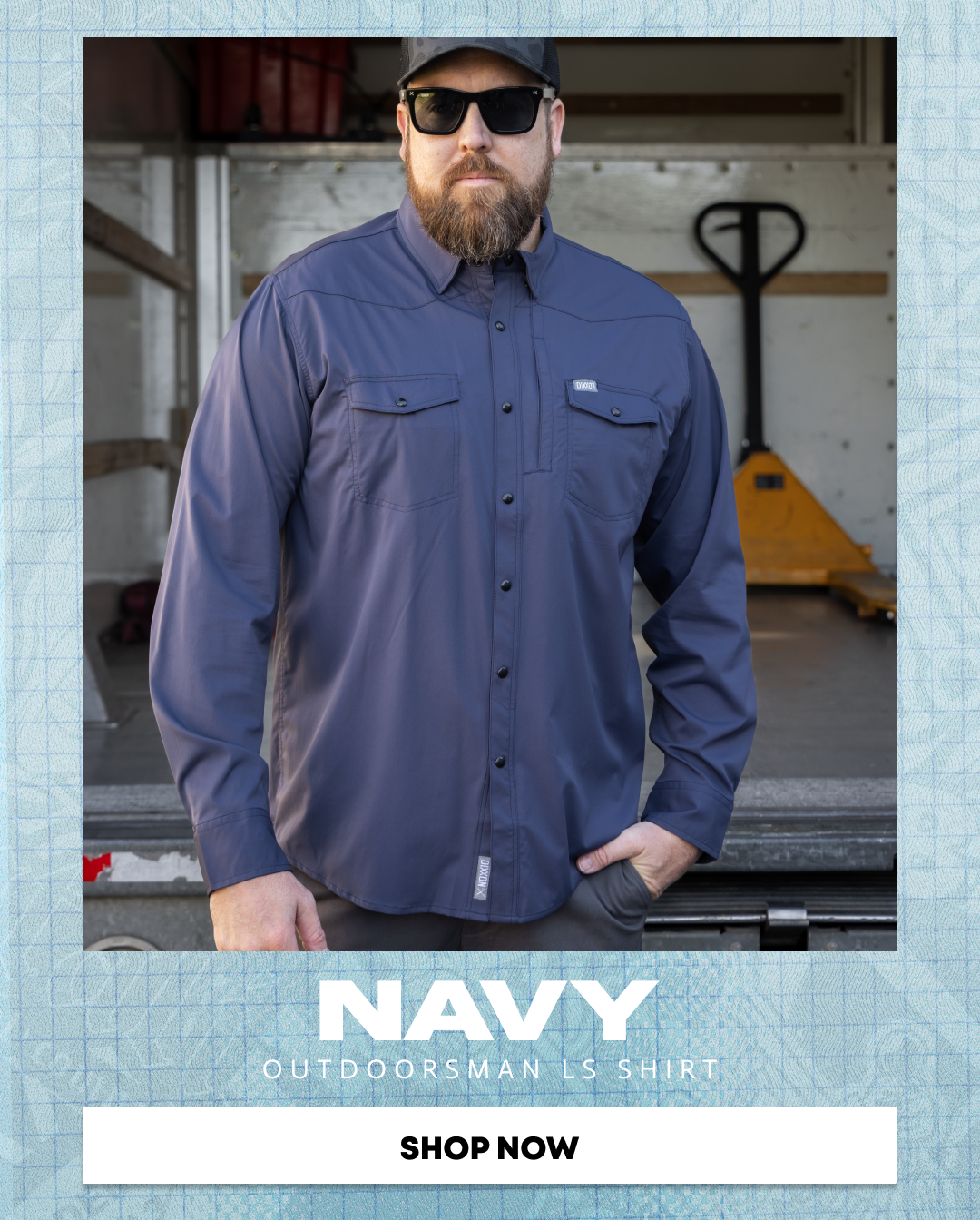 Outdoorsman Long Sleeve - Navy