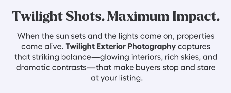 Twilight Exterior Photography