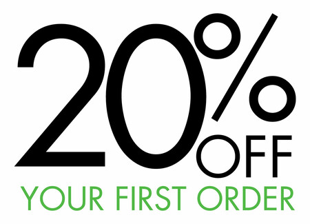 20% OFF your first order!