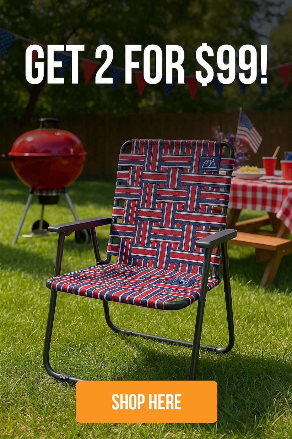 Oversized Retro Chair - 2 for $99!
