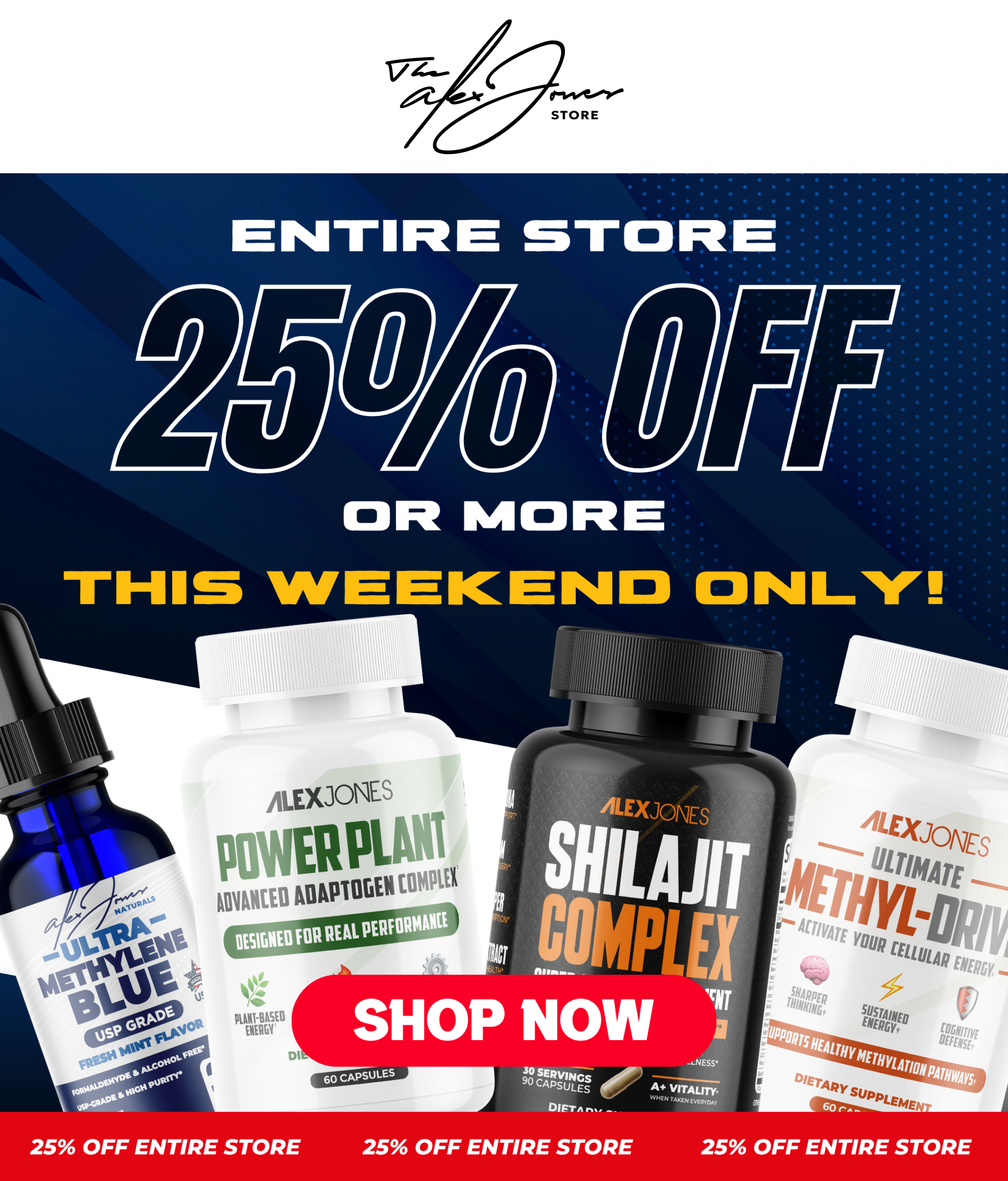 GET 25% OFF OR MORE 