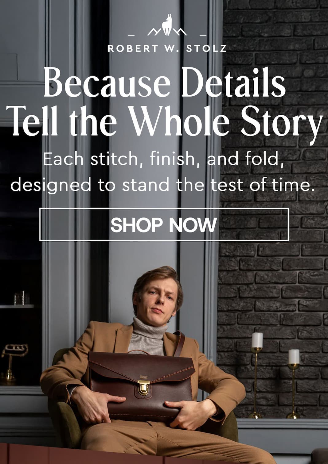 robert w stolz leather bags