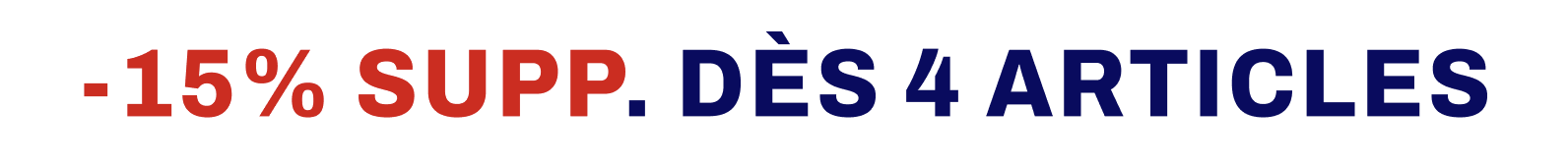-15% supp dès 4 articles