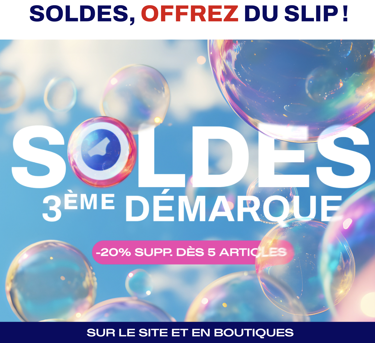 SOLDES - 3E DEMARQUE