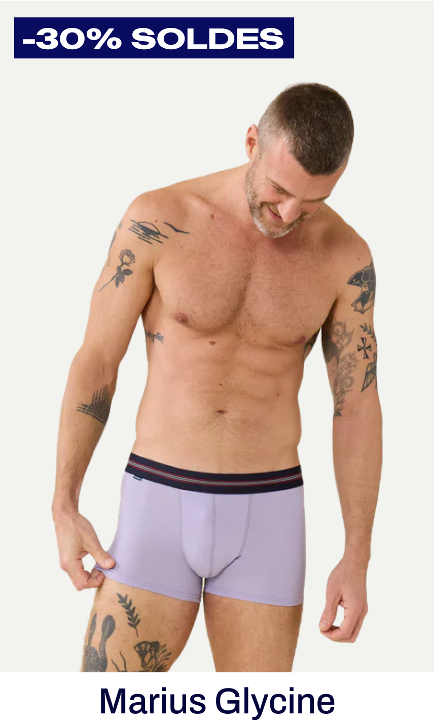 BOXER EN COTON - MARIUS GLYCINE