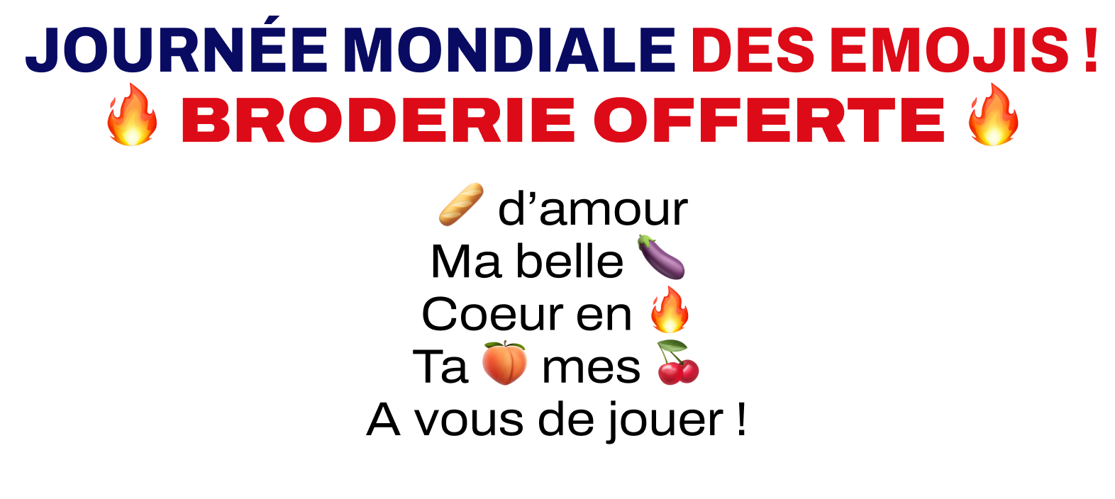 BRODERIE OFFERTE